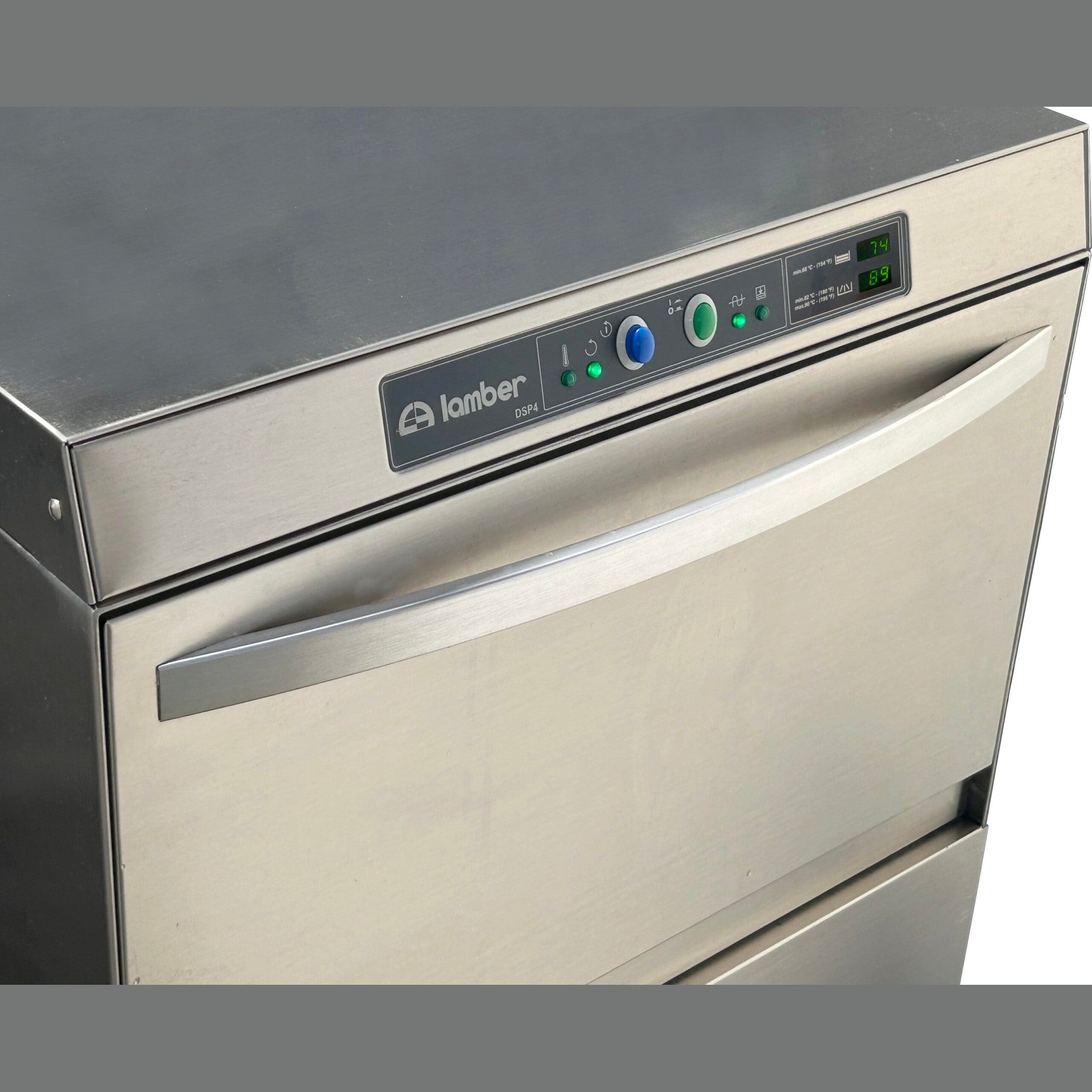 Lamber DSP4DPS Deluxe High-Temperature Undercounter Dishwasher – 30 Racks/hr