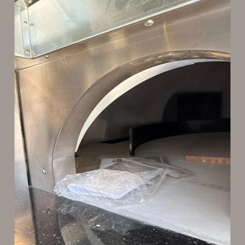 BakeMax BMSPO02 Commercial Gas Rotating Pizza Oven – Stainless Steel, 130 Pizzas/Hour