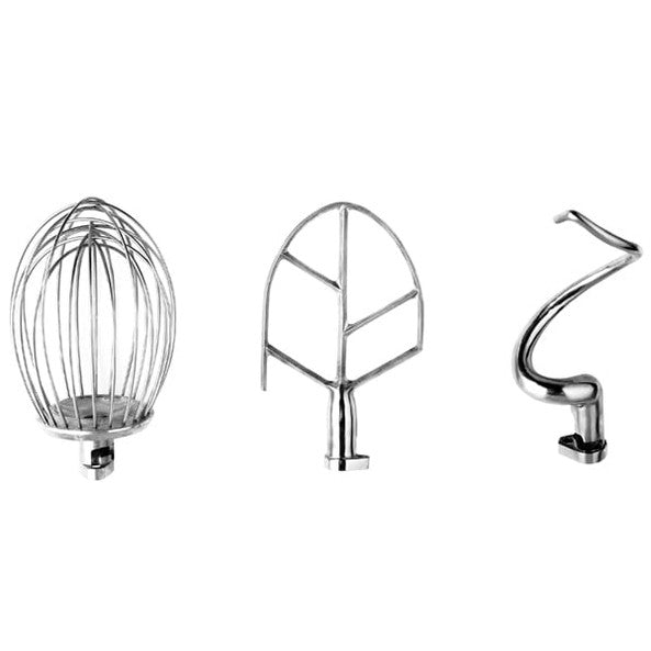 Eurodib M10-ETL 10 Qt. Planetary Mixer with Stainless Steel Bowl, Hook, Whip & Beater